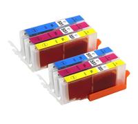2 Go Inks C/M/Y Set of 3 Ink Cartridges to replace Canon CLI-551 Compatible / non-OEM for PIXMA Printers (6 Pack), High Capacity (XL)