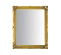 2" Gold Shabby Chic Style Swept wall mirror 24" x 20"