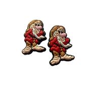 2 Grumpy (Snow White & The Seven Dwarfs) Shoe Charms For Crocs & Jibbitz Wristbands