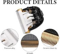 2 Hair Clipper Clippers And 1 Comb, Electric Hair Clipper Head Hair Clipper, Trimming Cutter Head Replacement Accessories, Suitable For Household Hairdressing, Men'S Hairdressing Scenes.