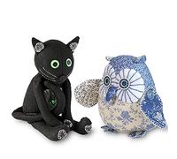 2 Halloween Sewing Pattern Bundle, Shadow Cat & Twinkle Starry Eyed Owl
