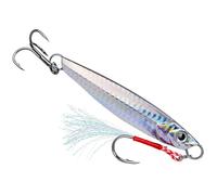2. Hard Metal Jigging Spoons 13g/30g/60g Fast Sinking Saltwater Lures with Treble Hooks for Walleye Fishing High Strength