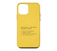 2 Hard Things Computer Science Funny Programmer Coding Meme Case for iPhone 12 mini