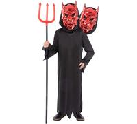 Smiffys 2 Headed Demon Reaper Costume Age 4-6
