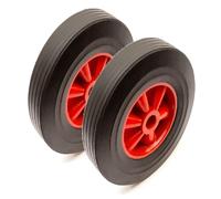 2 Heavy Duty 10 Inch Wheel + Solid Rubber Tyre 255mm 200kg Dinghy Launch Trolley