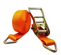 2" Heavy Duty Tie Down Straps Ratchet with Double Triangular Rings, 11023 LBS Break Strength, 3-98' Long Cargo Ratchet Straps for Truck Trailer Kayaks Container(1set,12.0m/39.4Ft)