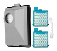 2 HEPA Filters and Fine Dust Filters Compatible with Miele CX1 Boost, SNRF3, SNRF0, SNCF0 Vacuum Cleaner (Filter Compatible with Miele Boost CX1, SF-HY 60, SF-HA 60)