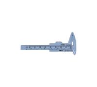 2. High-Accuracy Double Metric Calipers With Clear Markings Long-lasting Plastics Construction For Hobbies & Learning Double Measurement Verniers Calipers