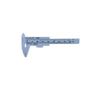 2. High-Accuracy Double Metric Calipers With Clear Markings Long-lasting Plastics Construction For Hobbies & Learning Easy To Read Double Scale Calipers Ruler