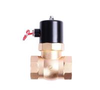 2" High Temperature Steam Solenoid Valve Normally Closed Brass Two Way Internal Thread Electric Valve 220V 110V 24V 12V(380VAC)
