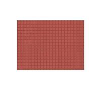 2 HO Plastic sheet 200x100mm Square brown paving Auhagen 52222