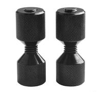 2-Hole Flange Alignment Pin Set for Pipeline Positioning with 1-1/8 Inch Aluminum Diameter and CNC-Machined Threads