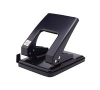 2 Hole Heavy Duty Punch, Metal File Fasteners Padded Handle, 40-Sheet Capacity for Paper File Folder/Binder