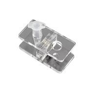 2-Hole Magnetic Tube Rack for 1.5ml/2ml Test Tubes - Durable Acrylic Holder for Magnetic Liquid Separation Experiments