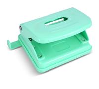 2 Hole Paper Punch,Metal Blue Two-Hole Punch,2 Holes Puncher for File Folder,Adjustable Manual Paper Puncher Office Punchers for A4/A5/B5 Looseleaf Book and Home Supplies(Fruit Green)