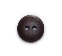 2 Hole Round Bread Type Wooden Buttons Sewing Scrapbook Clothing Crafts Sweaters Handwork Home DIY Accessories 10-25mm(Brown,18mm 50pcs)