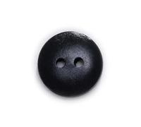 2 Hole Round Bread Type Wooden Buttons Sewing Scrapbook Clothing Crafts Sweaters Handwork Home DIY Accessories 10-25mm for Sewing, Crafting(Black,10mm 50pcs)