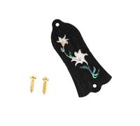 2 Holes Decorative Protections Case Bells Shape Guitar Trusses Rod Cover With Screws Guitar Accessories Shape Trusses Rod Cover Plate With Screws
