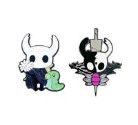 2 Hollow Knights Badge Game Figure Brooch Pins Hollow Knights Cosplay Bag Pins Cute Characters Decoration