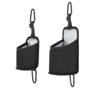 2 Hooks Bottle Cage with 2 Hooks and Portable Insulated 2 Hook | energy drink cup holder hanging from fence for Dugout Stadium Camp Pickleball Baseball Basketball