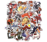 2 Horse Stickers (100pcs), Horse Stickers Waterproof Crafts for Kids, Luggage Stickers, Decorative Stickers, Item Decoration for Boys and Girls