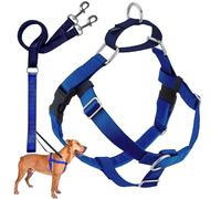 2 Hounds Design Freedom No-Pull Dog Harness with Leash, Medium, 1-Inch Wide, Royal Blue