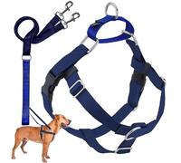 2 Hounds Design Freedom No-Pull Dog Harness with Leash, Small, 5/8-Inch Wide, Navy