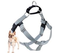 2 Hounds Design Freedom No-Pull No Leash Harness Only, 5/8-Inch, Medium, Silver