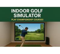 2 hour indoor golf simulator hire for two to four players valid 7 days a week