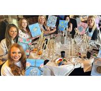 2 Hour Sip and Paint party for 1. July 4th 2026- 1pm. Glasgow - Blue Dog