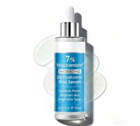 2% Hyaluronic Acid Face Serum, Hydrating Serum for Face with 7% Niacinamide, Lightweight Facial Essence for Smooth & Visibly Radiant Skin, Barrier Support Moisturising Care for Women & Men 100ml