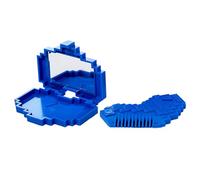 2 I N 1 Hair Comb Cutter - Tail Comb Split End Removal & Hair Styling Tool, Hairs Clipper Bang C-omb Styling Tool with Mirror Heart Shaped Dead Ends Trimmer for Home Outdoor