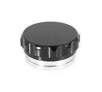 2 Id Car Weld On Filler Neck Cap Oil Fuel Tank Silver Tone Black