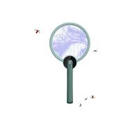 2 In 1 1000mAh Electric Insect Repellent Racket USB Rechargeable Mosquito Dispeller Electric Fly Bug Wasp Bat