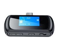 2 in 1 10m Range Bluetooth 5.0 Transmitter for Game Console for PC Laptop TV etc Accessory