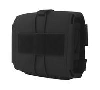 2-in-1 1FAK Lateral Pull Medical Compact T.rauma Bag Molle Rapid Deployment First Aid Bag Molle System (Black)