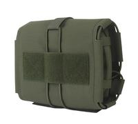 2-in-1 1FAK Lateral Pull Medical Compact T.rauma Bag Molle Rapid Deployment First Aid Bag Molle System (Green)