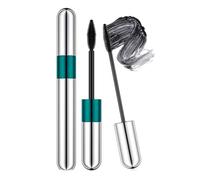 2 in 1 4D Silk Fiber Eyelash Mascara,Extra Long Thick & Voluminous Lash Mascara, Clump-Free,Long Lasting, Waterproof & Smudge-Proof,Natural Eye Makeup