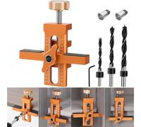 2 In 1 6/8/10mm Cabinet Door Installation Jig Positioner Rebounder Tool Mounting