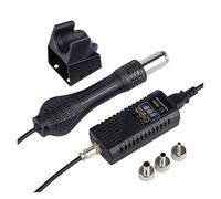 2 in 1 750W Soldering Station LCD Digital Display Rework Welding for Cell-Phone BGA SMD IC Repair Solder Tools 8898(8858 Hot Air Gun,220/V)