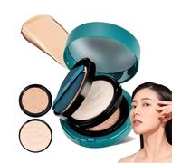 2-in-1 Air Cushion BB Cream Foundation, Red Ginseng and Bird's Nest Nourishing Double-layer Air Cushion Foundation, Long-lasting Oil Control, Covering Facial Blemishes