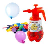 2 In 1 Air Water Bomb Balloon Pump - For Kids Outdoor Fun | Play Party Water Games, Summer Family Playing, 300 Balloons Included | Childrens Adults