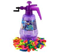 2 in 1 Air Water Bomb Balloon Pump Kids Party Outdoor Garden 100 Pieces Balloons Set
