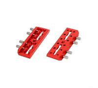 2-in-1 Aluminum Alloy Dovetail Plate with 75° Edge & 60° Guide Slot, 120-445mm Vixen Compatible Mounting Bar for Astronomical Telescope Guiding, Red(120mm)