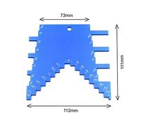 2 in 1 Aluminum Router Depth Gauge Accessories Woodworking Ultimate Clarity Portable Practical Metric Caliper Tool Table Saw