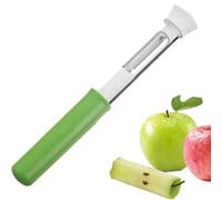 2 in 1 Apple Corer and Peeler, Handheld Fruit Corer, Plastic Handle, Peelers for Kitchen, Easy Peelers, Potato Peeler, Vegetable Peeler, Suitable for Peeling for Various Veg and Fruits (Red)