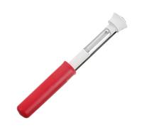 2-in-1 Apple Corer and Peeler - Handheld Fruit Corer with Plastic Handle, Kitchen Peeler for Effortless Peeling. Perfect for Apples, Potatoes, Vegetables, and More! (Red)