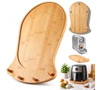 2-in-1 Appliance Slider for KitchenA id Standing Mixer 4.5QT-5QT | Handmade Bamboo Mixer Mobile Tray Kitchen Slider Countertop Appliance Board,MixerSliderMat with 4 Caster Wheels,Anti-Slip