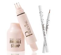 2 in 1 Artificial Freckle Stamp Set, Waterproof Makeup Tool for Artificial Freckles, 5 Point Freckle Maker with Precise Multi-Prong Stamp Head (LIGHT)