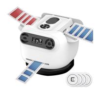 2-in-1 Automatic Card Shuffler and Dealer Machine, 1-2 Deck, 4 Wireless Remotes, Support 8 Players, 90°/180°/360° Dealing, for Poker, Blackjack, UNO, Phase 10, Rummy & Home Games